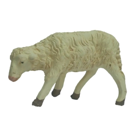 Pecora con testa abbassata in terracotta 12 cm