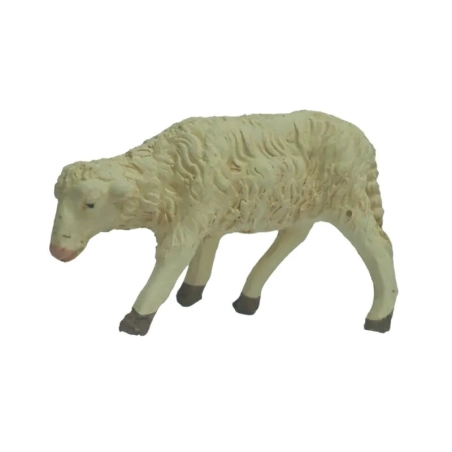 Pecora con testa abbassata in terracotta 10 cm