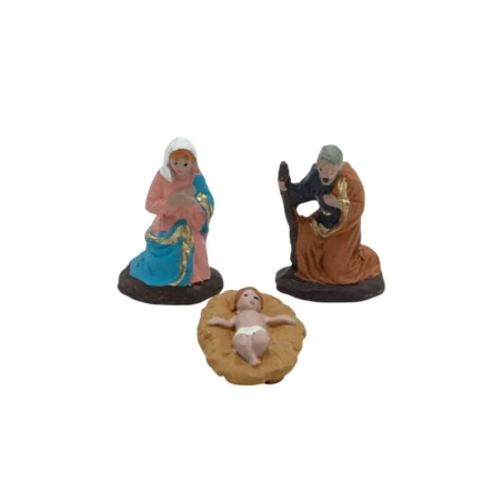 Sacra Famiglia in terracotta 2 cm