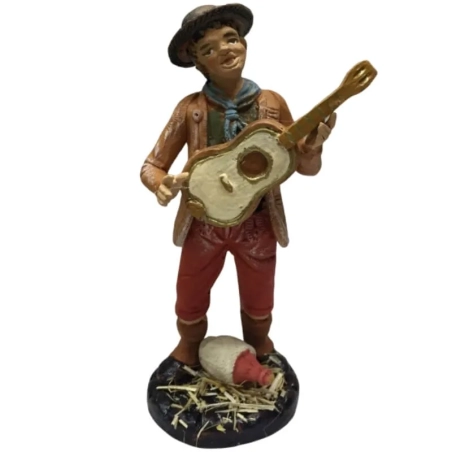 Suonatore in terracotta 12 cm