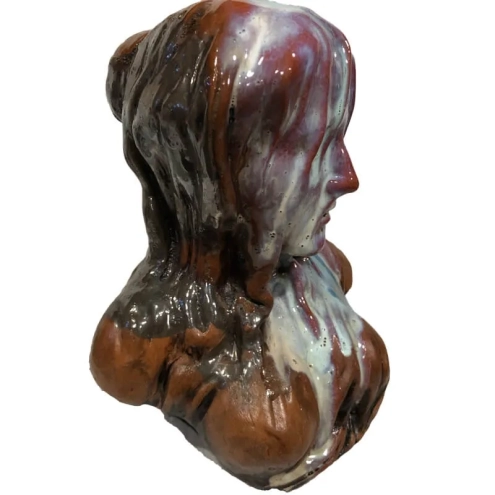 Bella Mbriana busto stilizzato in ceramica 10 cm