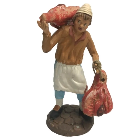 Macellaio in terracotta 12 cm