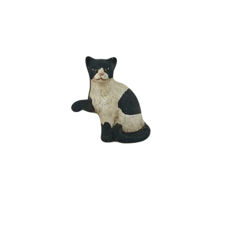 Gatto seduto in terracotta 12 cm
