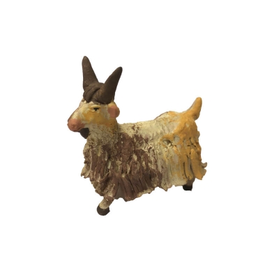 Capra sarda in terracotta per pastori da 7 a 10 cm