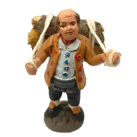 Boscaiolo  in terracotta 7 cm