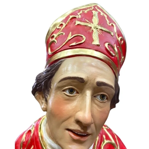 Busto di San Gennaro con occhi in vetro 40 cm