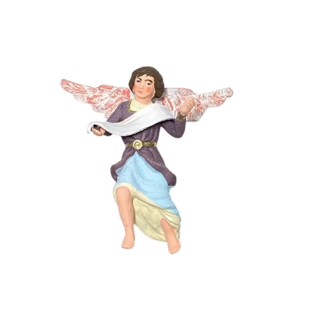 Angelo con fascia in terracotta 10 cm