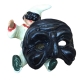 Pulcinella con maschera in terracotta con magnete