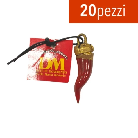 20 Corni imperiali in ceramica 4-5 cm