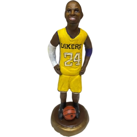 Statuetta Kobe Bryant in terracotta 17 cm