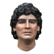 Testa di Maradona in terracotta misura reale