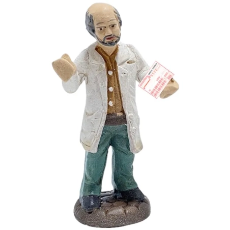 Statuetta Dottore o farmacista in terracotta 10 cm