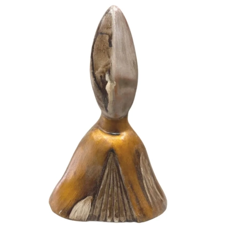 Busto San Gennaro antico sfumato in terracotta 14 cm