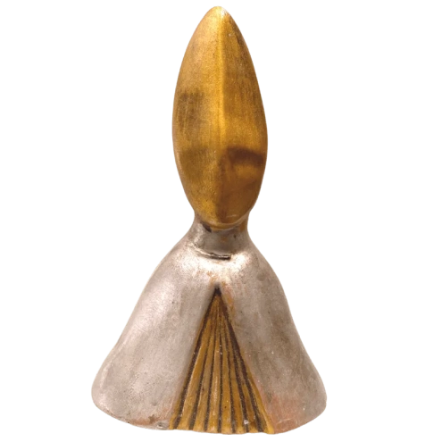 Busto San Gennaro antico sfumato in terracotta 14 cm