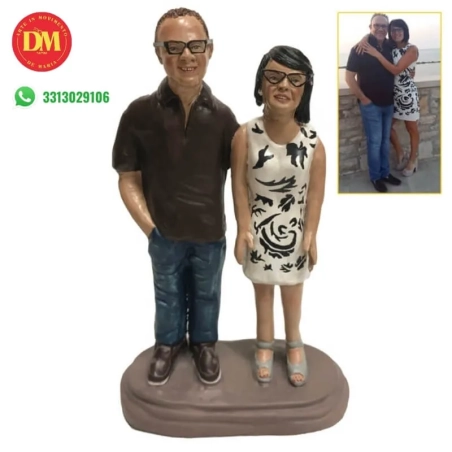 Statuina coppia personalizzata 15 cm