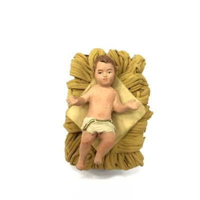 Gesù Bambino in terracotta 15 cm