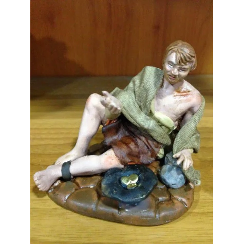 mendicante in terracotta presepe san gregorio armeno