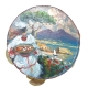 Tamburello 13 cm con dipinto di Pulcinella in scatola regalo