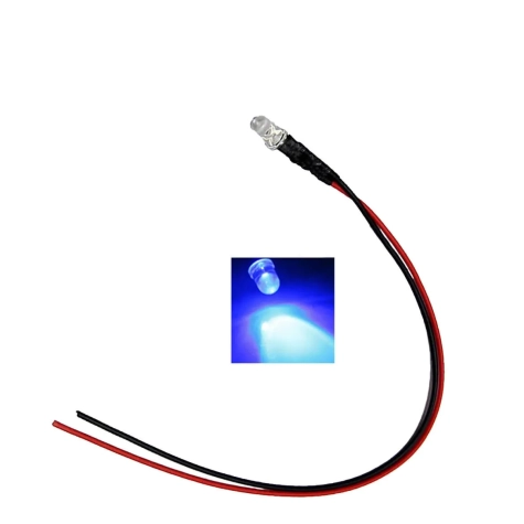 Luce LED blu 9-12 v