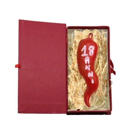 Corno 5 cm personalizzato col tuo nome in scatola regalo