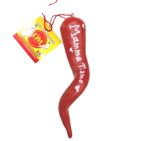 Corno 12 cm personalizzato col tuo nome in scatola regalo