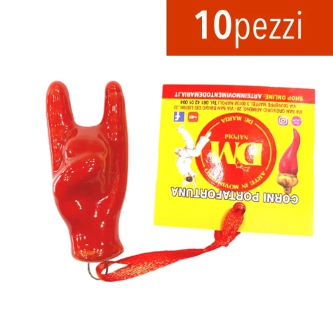10 Corna in ceramica 5 cm