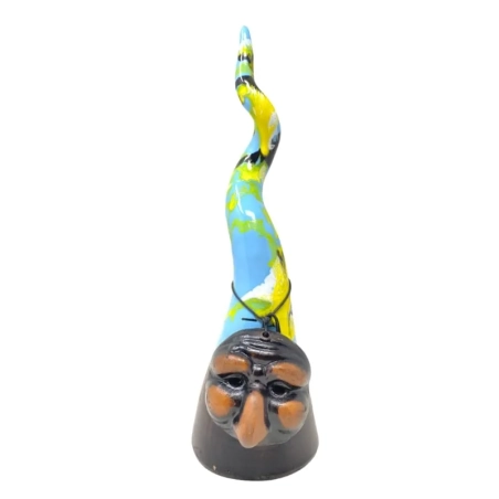 Pulcicorno multicolore multicolore in ceramica da tavolo 20 cm
