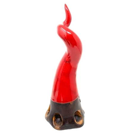Corno Borbone in ceramica da tavolo 25 cm