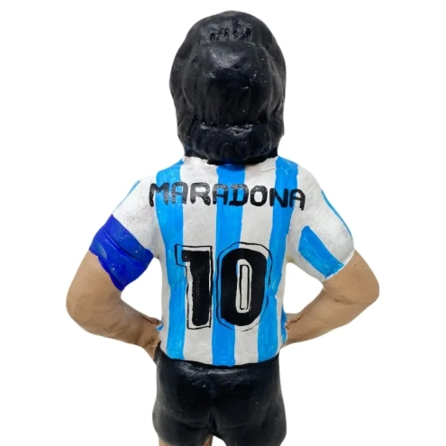 Statuetta Maradona Argentina in terracotta 17 cm