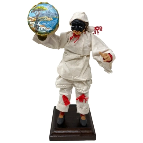 Pulcinella stile 700 con tamburello 15 cm