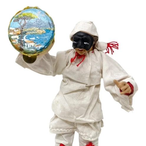 Pulcinella stile 700 con tamburello 15 cm