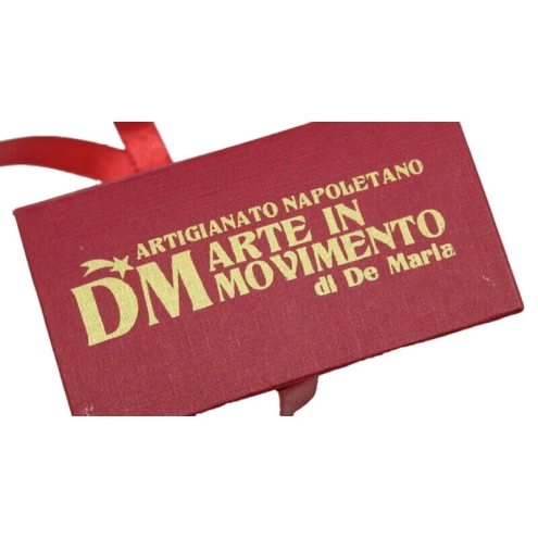 Corno imperiale rosso in ceramica da tavolo 115-17 cm