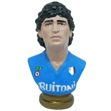 Busto di Maradona in ceramica 13 cm