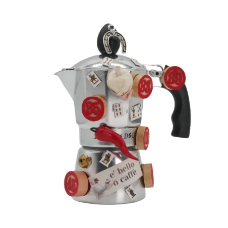Caffettiera moka reale idea regalo 15 cm