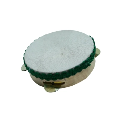 Tamburello in vera pelle da 8 cm