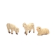 Tris di pecore in terracotta 2-3 cm