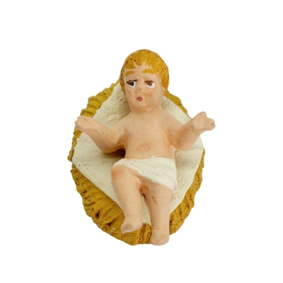 Gesù Bambino in terracotta 7 cm