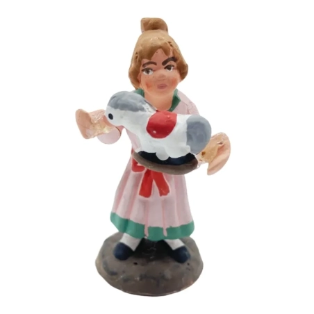 Bambina in terracotta 10 cm