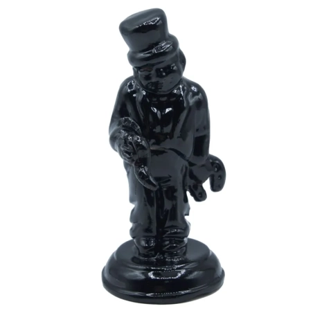 Gobbo sciò sciò nero stilizzato 8 cm