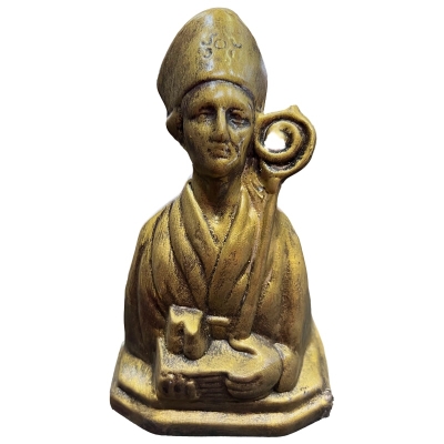 Busto di San Gennaro classico in ceramica 20 cm