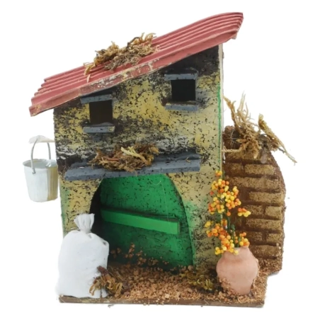 Casa in sughero con stalla 15 cm