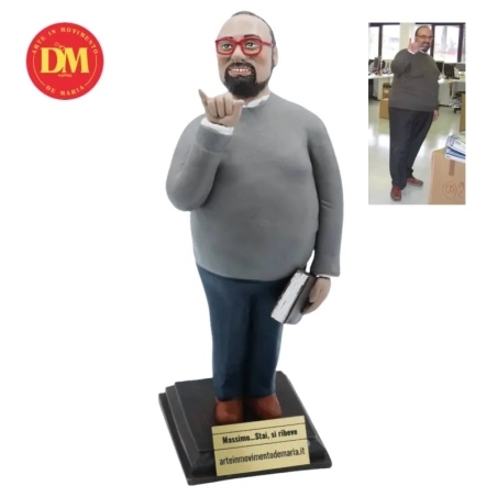 Statuina con il tuo volto da 20 cm