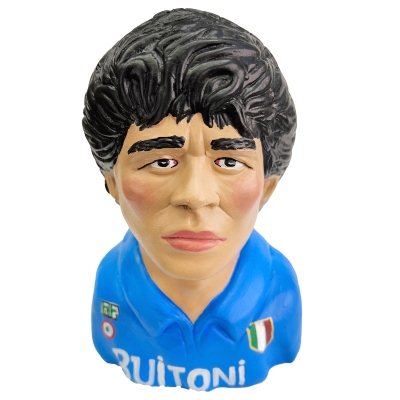 Busto di Maradona in terracotta 25 cm