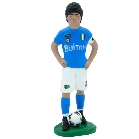Statuetta Maradona in terracotta 20 cm
