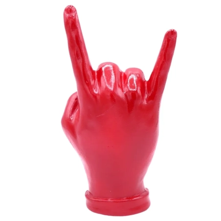 Corna mano rossa in ceramica 16 cm