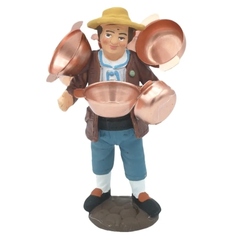 Ramaio venditore in terracotta 10 cm