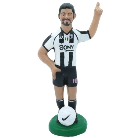 Statuetta Alex Del Piero in terracotta 17 cm