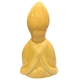 Busto San Gennaro giallo in ceramica 12 cm