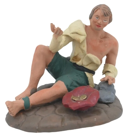 Mendicante in terracotta 12 cm