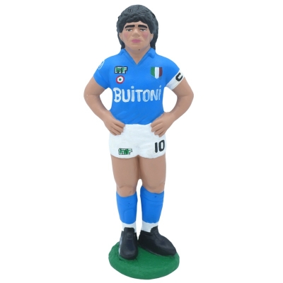 Statuetta Maradona in terracotta 28 cm